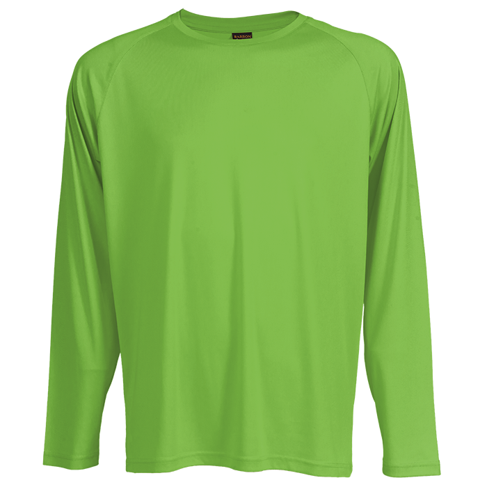 135g Long Sleeve Polyester T-Shirt (TSL135B) - Image 7